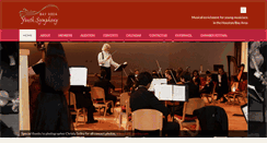 Desktop Screenshot of bayareayouthsymphony.org